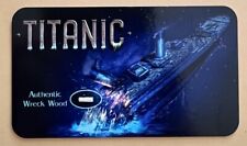 Used, Titanic - Wreck Wood Artifact on Relic Card w/COA. From Titanic Items Collection for sale  Shipping to South Africa