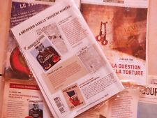 Journaux guerre algérie d'occasion  Seyssel