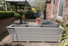 Seater grey rattan for sale  MINEHEAD