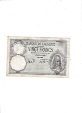 Algeria francs 1941 for sale  CHELMSFORD