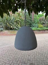Used, 29cm diameter concrete dome ceiling pendant lampshade - never used - grey colour for sale  VIRGINIA WATER