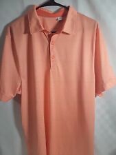 Usado, Camisa polo CUTTER & BUCK para hombre grande naranja manga corta DryTech 50+ golf segunda mano  Embacar hacia Argentina