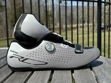 Shimano RC7 suela carbono bicicleta carretera zapatos hombre EU 44.5 US 10.2 SH-RC700-S W, usado segunda mano  Embacar hacia Argentina