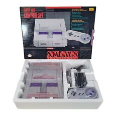 Sistema de Consola de Videojuegos Super Nintendo SNES con Caja, Manual, Insertos, Espuma segunda mano  Embacar hacia Argentina
