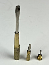 Vintage brass screwdriver for sale  Feasterville Trevose