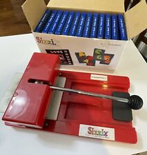 Sizzix Red Personal Die Cutting Machine Press Paper ProvoCraft Shadow Box A-Z for sale  Desoto