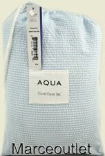 Aqua bedding seersucker for sale  Linden