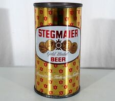 LATA DE CERVEZA DE TAPA PLANA LIMPIA MEDALLA DE ORO STEGMAIER ~ WILKES-BARRE, PENNSYLVANIA PA TAX, usado segunda mano  Embacar hacia Argentina