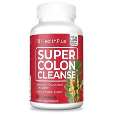 Health Plus Super Colon Cleanse Helps with Occasional Constipation | 120 Caps for sale  Shipping to South Africa