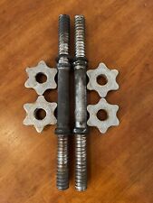 pair 2 dumbbells bar for sale  Jupiter