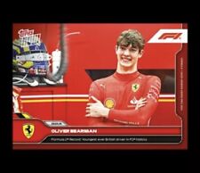 2024 TOPPS NOW F1 Oliver Bearman Record: piloto britânico mais jovem em pré-venda de F1 comprar usado  Enviando para Brazil