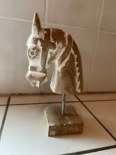 pferdekopf skulptur gebraucht kaufen  Speckhorn