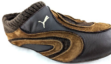 Zapatillas deportivas PUMA para mujer EE. UU. 8,5/39 ARCHIVE cuero/gamuza remolino sin cordones zapatos RARAS * segunda mano  Embacar hacia Argentina