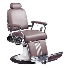 Professional High Quality Hydraulic Reclining Barber Chair Classic Vintage Brown for sale  Los Angeles