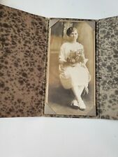 Cartão de armário foto casamento década de 1920 linda jovem noiva sépia Benton Harbor MI comprar usado  Enviando para Brazil