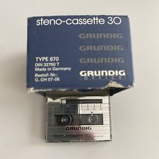 Grundig steno cassette usato  Volpeglino