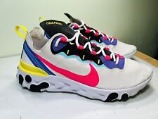 Usado, Zapatos para correr para hombre Nike React Element 55 Hyper Pink CK0846-100 talla 10 segunda mano  Embacar hacia Argentina