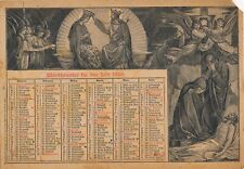 1906 GERMANY Koln Wandkalendar fur das fabr Madonna Jesus Wall Calendar segunda mano  Embacar hacia Argentina