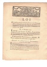 Rare document 1790 d'occasion  France