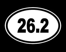 Adesivo de vinil 26.2 logotipo maratona janela de carro escolha o tamanho cor corrida comprar usado  Enviando para Brazil