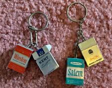 Used, Vintage Lot Of Two Mini Cigarette Packs Keychains Kent Winston Salem B&H for sale  Shipping to South Africa