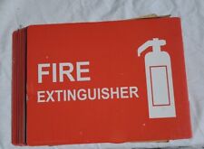 Flag Mount Fire Extinguisher Signage Doubke Sided Metal for sale  Shipping to South Africa