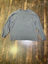 Moletom masculino vintage GAP cinza grande suéter pulôver em branco anos 90 feito nos EUA Y2K comprar usado  Enviando para Brazil