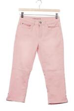 Used, C&A Women's Capri Jeans Cotton Pink & White Stripe Stretch Denim Trousers New for sale  Shipping to South Africa