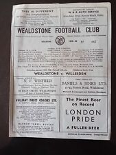 Wealdstone willesden 1960 for sale  Ireland