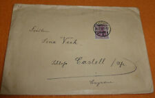 60 Pf. Germania Zittau - Lina Veeh Schloss Castell Unterfranken Infla Brief 1921, gebraucht gebraucht kaufen  Stemwede