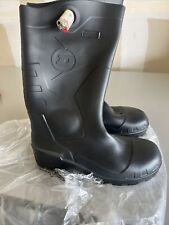 black pvc work boots 7 for sale  Manor