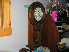 wall regulator oak clock for sale  Metamora