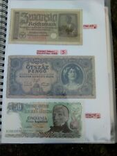 Banknotes lot for sale  OSWESTRY