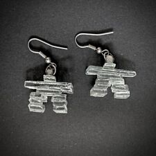 Glass earrings inukshuk for sale  SOUTHSEA