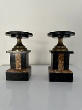 Pair black marble for sale  SOUTHSEA