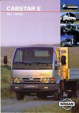 Nissan Cabstar E TL1 - 95.32 01 / 1999 catalogue brochure tcheque Czech rare na sprzedaż  PL