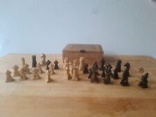Schachfiguren holz geschnitzt gebraucht kaufen  Erle