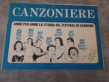 Canzoniere storia festival usato  Italia