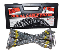 Cadenas para nieve para neumáticos de cable Cobra, stock #1026, nunca usadas segunda mano  Embacar hacia Mexico