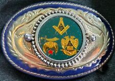 Masonic belt buckle for sale  Long Beach