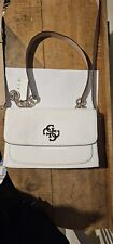 Used, GUESS LAINIE LOGO CROSSBODY SHOULDER BAG POUCH HANDBAG White BNWT New AUTHENTIC for sale  Shipping to South Africa