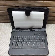 Used, Universal Folio Tablet Keyboard Cover Case iPad Tablet 9.5" Black With Stand for sale  Shipping to South Africa