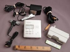 Reproductor de grabadora de minidisco portátil Sony MD Walkman MZ-R55 y accesorios en funcionamiento segunda mano  Embacar hacia Argentina