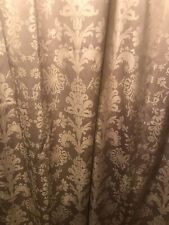 Gold patterned curtains for sale  BEDFORD