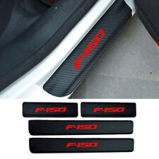 Adesivo de fibra de carbono para FORD F-150 protetor de soleira de porta de carro acabamento de placa de degrau de porta comprar usado  Enviando para Brazil