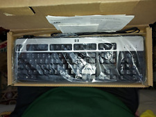 Hewlett Packard KU-0316 Black/Silver USB Wired 104-Key Layout Keyboard... for sale  Shipping to South Africa