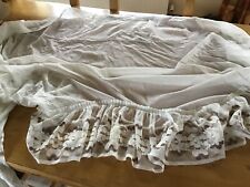 Vintage white lace for sale  NOTTINGHAM