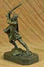 Deus nórdico Odin estátua de bronze 100% real espada guerreiro viking venda quente comprar usado  Enviando para Brazil