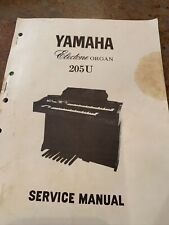 Manual de servicio de órganos Yamaha Electone y diagrama de cableado 205U, usado segunda mano  Embacar hacia Argentina
