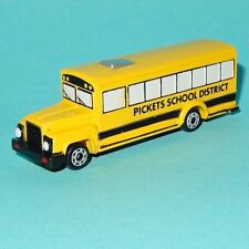 MICRO MACHINES - SCHOOL BUS "PICKETS SCHOOL DISTRICT" - Galoob car segunda mano  Embacar hacia Argentina
